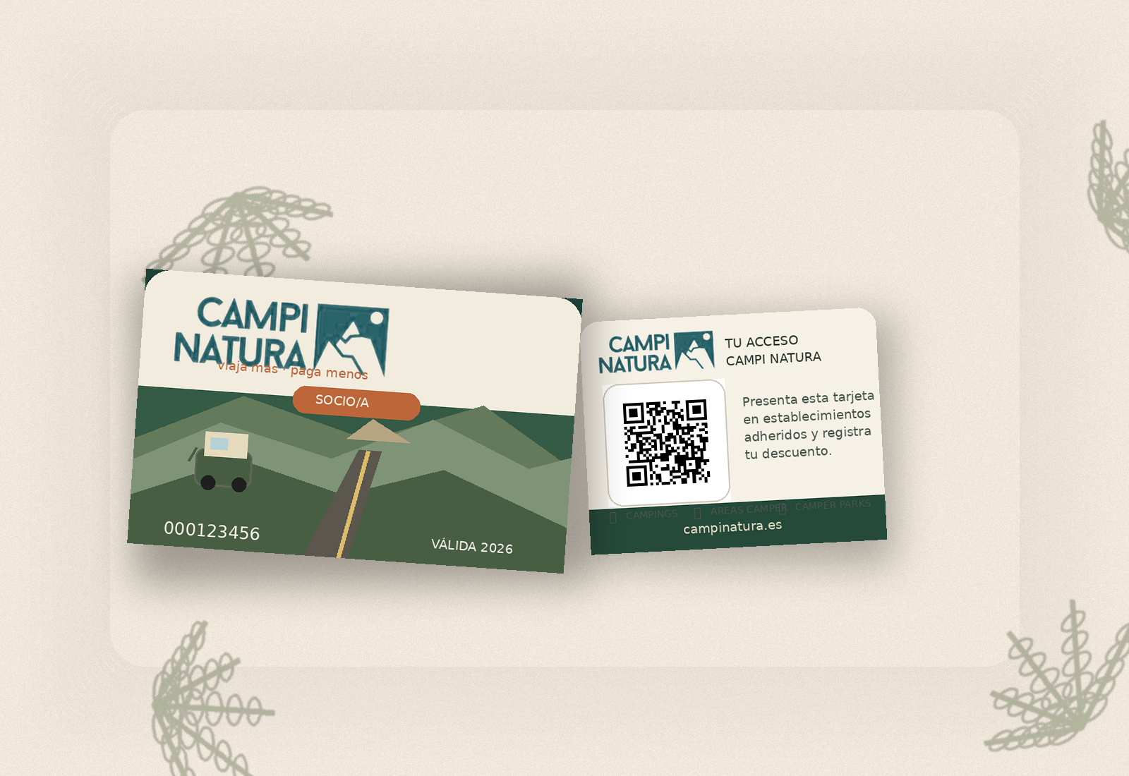 Diseño tarjeta Campinatura